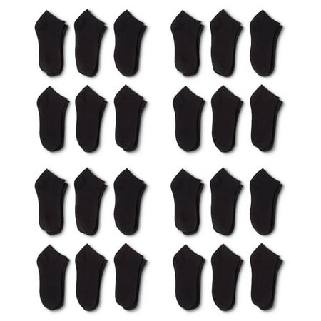 

84 Pairs Men s Low Cut Polyester Socks - Bulk Lot (10-13 Black)