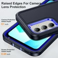 thumbnail image 4 of TECH CIRCLE for Samsung Galaxy A36 5G Hybrid Case with KickStand,Heavy Duty Protection Shockproof/Dustproof/Drop Proof Anti-Scratch Slim Protective Durable Case Hard Cover for Women Men,G, 4 of 9