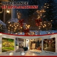 thumbnail image 5 of 4FT Pre-Lit Christmas Reindeer Family Decoration Set w/ Warm White LEDs, Brown Rattan Wrapped Buck, Doe & Fawn, Indoor & Outdoor Holiday Décor, 5 of 8