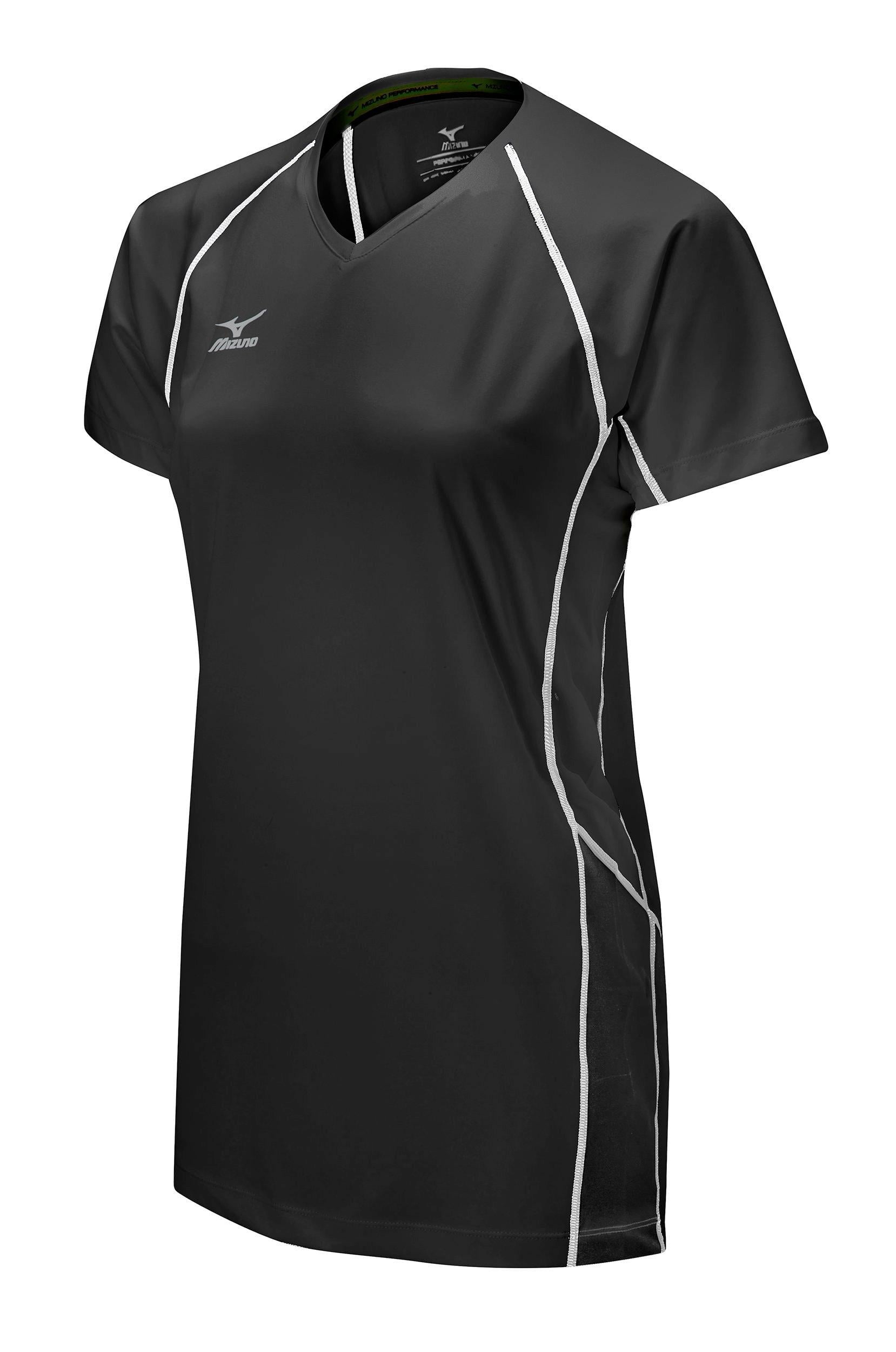 mizuno womens volleyball apparel elite 9 classic newport short sleeve
