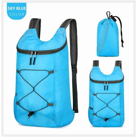 16L Hiking-Daypack, Water-Resistant-Lightweight Packable Backpack for Travel, Camping Outdoor Carry-on Bag
