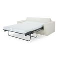 thumbnail image 2 of Moe's Home Collection Kiran Sofa Bed Fabric White, 2 of 7