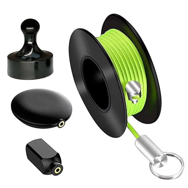 Eigraketly Tubo de nailon, enhebrador de línea oscura, mango de 6m, tirador de Cable de alambre, dispositivo de funcionamiento, pieza de Artesanía