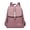 Purple, variant on Women Large Capacity Backpack High Quality Leather Vintage Bags for Women School Bags Travel Rucksack Ladies Bookbag Knapsack