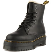 Dr Martens Jadon FL Womens Leather Platform Boot With Zip In Black Size 8.5