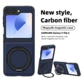 thumbnail image 2 of ELEHOLD Case for Samsung Galaxy Z Flip 7, Shockproof Magnetic Phone Case with 360° Ring Kickstand,Darkblue, 2 of 7