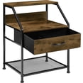 thumbnail image 3 of Buro Con Balda Comoda Mesa Mueble Noche 1 Cajon Moderno Café, 3 of 7