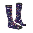 thumbnail image 3 of Balery Happy Mardi Gras Fun Novelty Socks Men'S Women'S Crew Socks Funny Crazy Novelty Socks Quirky And Cool Socks, 3 of 9