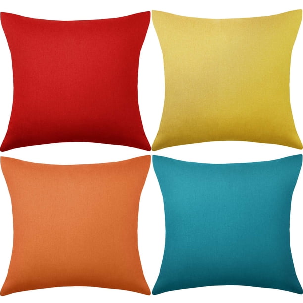 Fundas de Cojín Decorativas Boao Navideñas 45x45 cm Paquete de 4