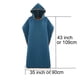 thumbnail image 2 of Toalla Poncho Microfibra Surf Toalla cambiante Albornoz con capucha Natación Snorkel Poncho de playa, 2 of 5