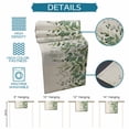 thumbnail image 6 of Green Leaves Table Runner - 48 Inch Long Summer Botanical Cotton and Linen Blended Dress Scarves Farmhouse Table Runner for Kitchen Dining, Coffee Table, 13" x 48", 6 of 8