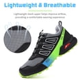 thumbnail image 5 of Men's Trail Running Shoes Lightweight Breathable Hiking Shoes Non Slip Outdoor Walking Sneakers for Travel Trekking Camping, 5 of 8