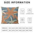 thumbnail image 5 of Qinduosi  Starfish Throw Pillow Covers Inch Coastal Decoration for The Home Decorative Cushion Case Motif Pillowcase for Couch Sofa Square Orange  White, 5 of 5