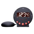 thumbnail image 1 of Reloj Despertador 2 Puertos USB Alimentado por USB Intermitente Batería de seguridad con LED Grande Alimentado por Batería Zulema despertador, 1 of 8