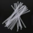thumbnail image 4 of 20Pcs Plastic Binding Ring, 30 Hole Loose-leaf Plastic Binding Ring Spring Spiral Rings For A4 Paper, 4 of 8