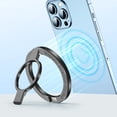 thumbnail image 3 of Soporte Magnético para Anillo Dedo CNC para IPhone 12 13 14 Pro Max (negro), 3 of 9