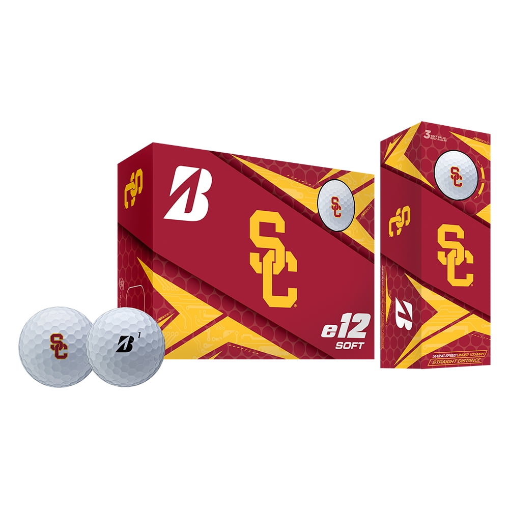 Bridgestone Golf 9CWYNCAUSC USC Trojans e12 Collegiate Soft Golf Balls