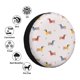 thumbnail image 4 of Fotbe Dachshund Dog Puppy Funda de Llanta de Repuesto con Estampado, Engrosada, Ajuste Universal para Jeep, Remolque, RV, SUV, Camión-14 inch, 4 of 6