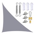 thumbnail image 1 of Voile d'Ombrage Imperméable 3x4x5m Auvent Triangle - Auvent de Terrasse Piscine, 1 of 4