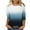 Navy, variant on IROINNID Polyester Long Sleeve T Shirt for Women Comfy Round Neck Gradient Print Sleeve Tops Blouse Shirt,Blue