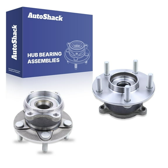AutoShack Rear Wheel Hub Bearing Assemblies Left & Right without ABS Replacement for 2013-2023 Mazda CX-5 2-PC Set