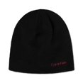 thumbnail image 2 of Calvin Klein Mens Solid Reversible Beanie Hat, Black, One Size, 2 of 2