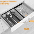 thumbnail image 3 of Organizador de Cajones de 6 Piezas, Organizador de Cubiertos para Cocina, Bandeja de Cubiertos y Utensilios, Organizador de Metálica, 3 of 5