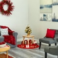 thumbnail image 6 of Nearly Natural 2' Flocked Artificial Christmas Tree with 30 Clear Lights, 6 of 7
