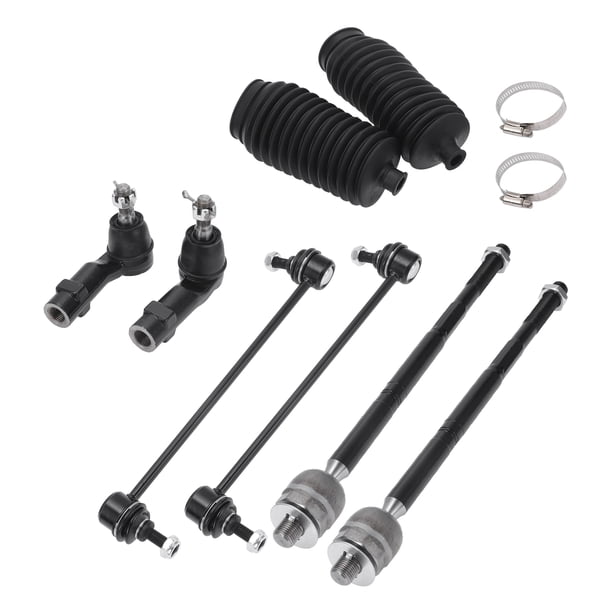 Oportunidades Únicas 8 Piezas Kit de Suspensión Delantera Enlaces de Buje de Dirección Interior Exterior y Enlace de Barra Estabilizadora Delantera con Botas para Dodge Dart 13-16