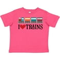 thumbnail image 3 of Inktastic I Love Trains Boys or Girls Toddler T-Shirt, 3 of 5