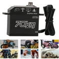 thumbnail image 4 of 70KG Digital Servo, Stainless Steel Gear Motor Servo IP67 Waterproof Grade 1500/330hz Operating Frequency  For SCX10 RC Car For 1/8 RC Car, 4 of 8