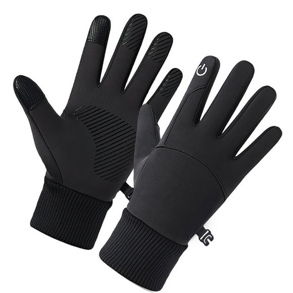 Guantes de invierno BuyWeek Talla M Negro
