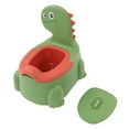thumbnail image 3 of Child Toilet, Comfortable Rubber Base Thickening Convenient Modern Dinosaur Style Toddler Potty For Training Plastic, 3 of 7
