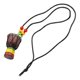thumbnail image 2 of Wooden Djembe Drum Necklace Mini African Drum Pendant Percussion Instrument Jewelry for Kids Adults Party Favor Supplies, 2 of 3