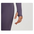 thumbnail image 4 of Telankuip Womens Two Piece Workout Outfits Long Sleeve Full Zip up Lightweight Athletic Jacket with Thumb Holes Matching Stretchy Seamless Leggings Fashion Solid Color Gym Sets Pink XL, 4 of 7