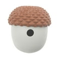 thumbnail image 1 of Pelota de juguete para perros, dispensador de comida, juguete masticable portátil para perros, juguete interactivo de comida para Marrón Con Gris, 1 of 9