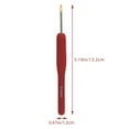 thumbnail image 4 of Shisuyan 9Set Crochet Needles Knitting Tools Red TPR DIY for Hobby Time, 4 of 8