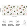 thumbnail image 3 of Pioneer Flower Floral Print Pattern Bathroom Rugs Mat, Non Slip Microfiber Bathroom Rug with Rubber Backing, Soft Mats for Bathroom Floor Tub Shower, 24"x60", 3 of 5