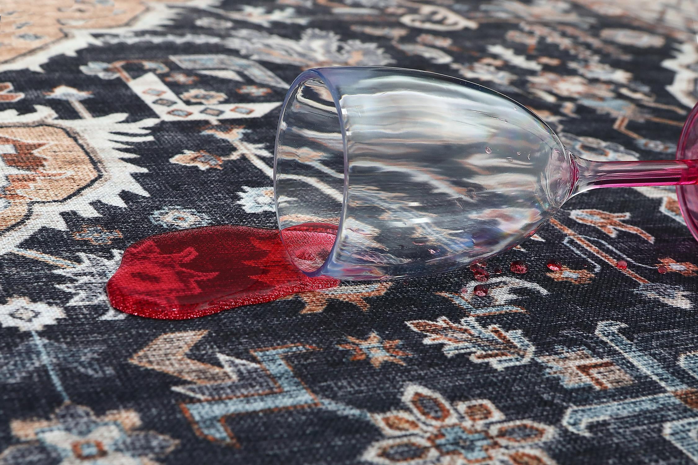 Rug Branch Emir Collection Traditional Oriental Water-Repellent Area Rug