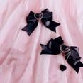 thumbnail image 4 of Sinyiin Harajuku Bowknot&Heart Shape Hair Pin Teen Adult Ponytail Side Bangs Hair Clip, 4 of 12