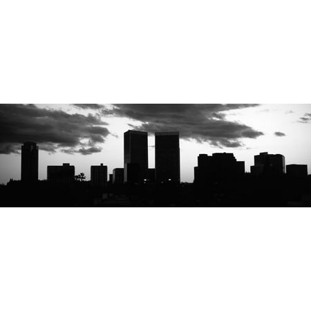 Silhouette of Skyscrapers in a City, Century City, City of Los Angeles, Los Angeles County Print Wall Art By Panoramic (Best Walls In Los Angeles)