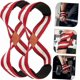 thumbnail image 2 of 1 Pair Deadlift Straps Fitness Auxiliary Wristbands Elastic Wristbands Fitness Training Equipment Strength Belts Non-slip Cotton Fabric Men, 2 of 5