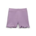 thumbnail image 3 of Garanimals Baby Girls Solid Ribbed Ruffle Shorts, 3-Pack, Sizes 0-24M, 3 of 4