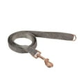 thumbnail image 3 of Pet collar + traction rope twill cloth wear-resistant pull dog walking rope dog collar/Brown Gray/L, 3 of 6