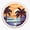 1pcs, variant on Beach Aesthetic Hydro Style Vinyl Decal Sticker