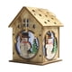 thumbnail image 2 of Casa de madera luminosa de Navidad con luz LED de colores Madera de bricolaje TFixol  Ligero, 2 of 7