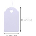 thumbnail image 2 of White Price Tags Paper Gift Marking Tags Strung Jewelry Price Labels Clothing Display Tag, 500 Pack?29 x 18 mm?, 2 of 6