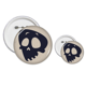 thumbnail image 1 of Desamparados expresion de halloween calavera Insignia insignia botón diseño conjunto, 1 of 3