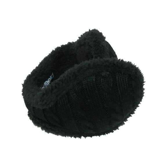 180s Cable Knit Ear Warmers (Women's)