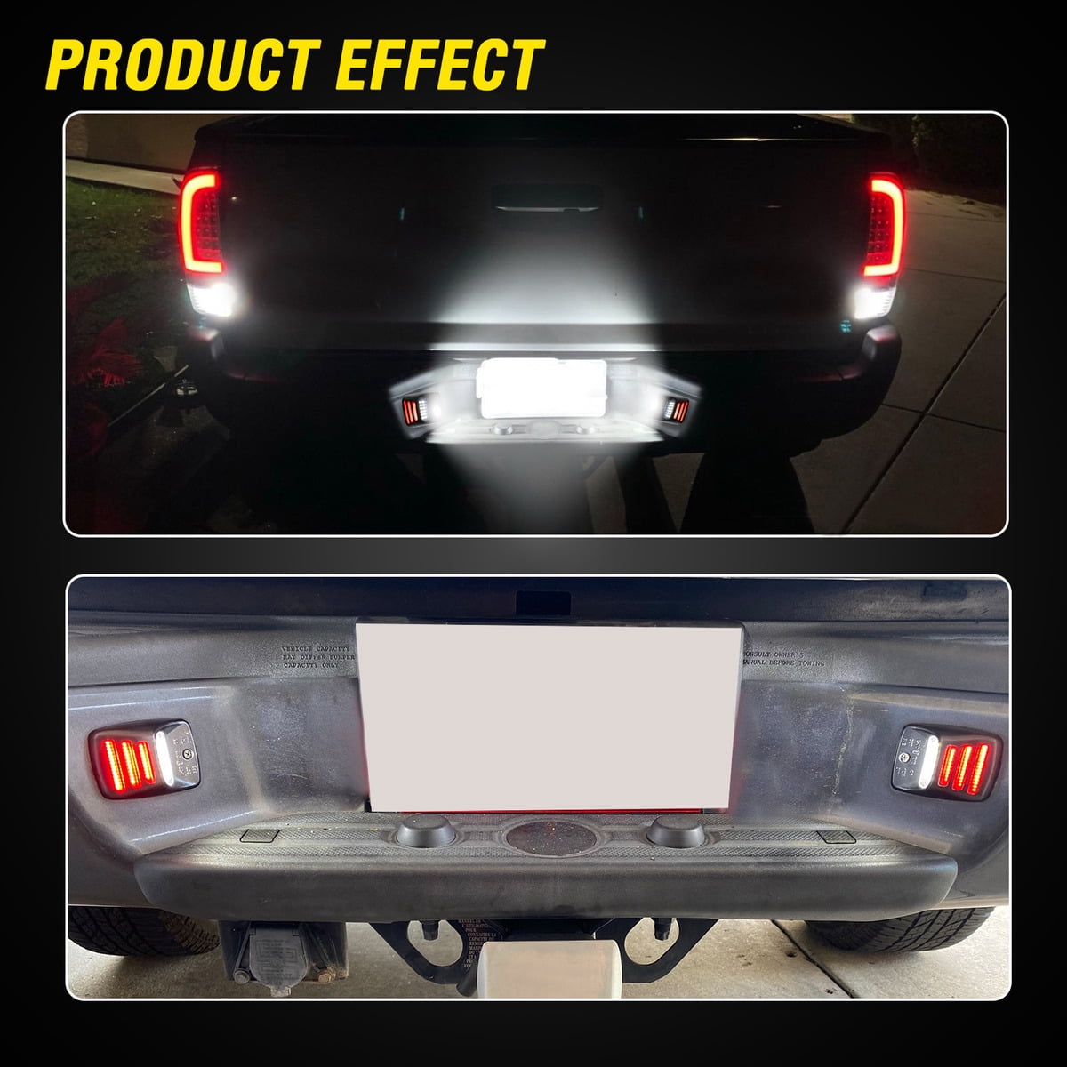 Applicable to License Plate Lights for Toyota Tacoma 05-15 Tundra 00-13